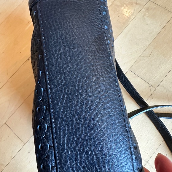 Kate spade black perforated  crossbody bag, CB2419 - Picture 5 of 12